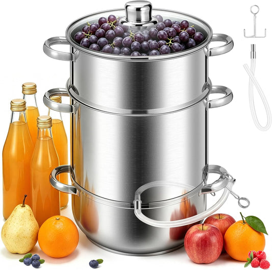 VIVOHOME Stainless Steel Steam Juicer for Canning Fruit and Grape Juice