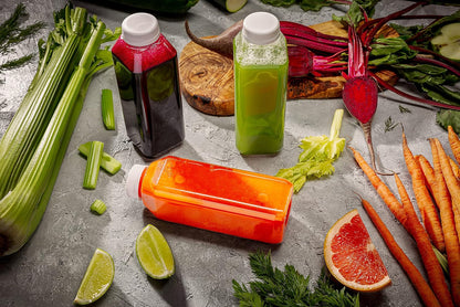 MT Products PET Plastic Juice Bottles 16 oz. - Clear Take-Out Containers (Pack of 12) - Made in USA