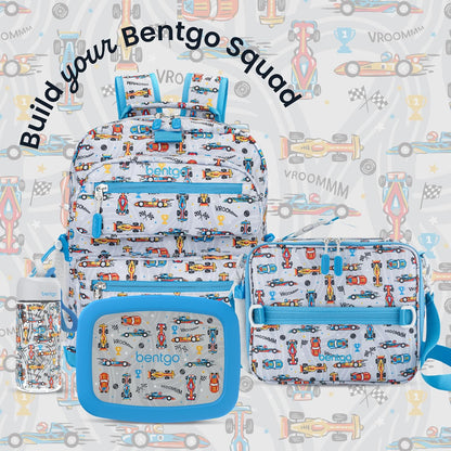 Bentgo Kids Lunch Bag - Durable, Double-Insulated Lunch Bag for Kids 3+; Holds Lunch Box, Water Bottle, & Snacks; Easy-Clean Water-Resistant Fabric & Multiple Zippered Pockets (Mermaid)