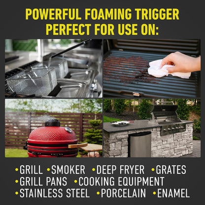 CLR Clean & Ready Grill, BBQ Grill Cleaner, 26 Ounce Spray Bottle, PB-BBQ-26
