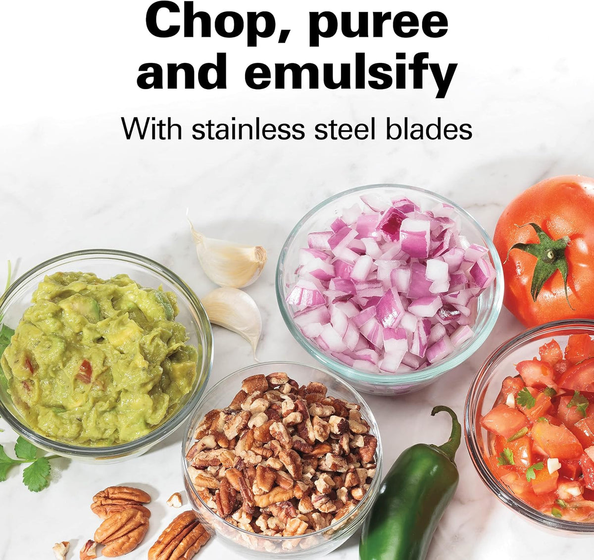 Hamilton Beach 3 Cup Electric Vegetable Chopper & Mini Food Processor