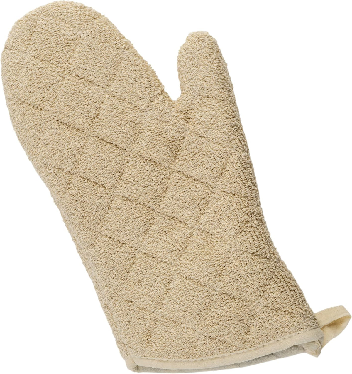 Winco Terry Oven Mitt, 13-Inch, Tan