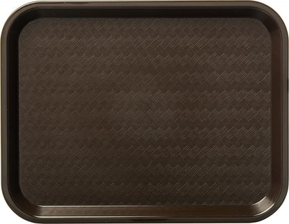 Carlisle FoodService Products CT101403 Cafe Standard Plastic Cafeteria/Fast Food Tray, NSF Certified, BPA Free, 14" Length x 10" Width, Black