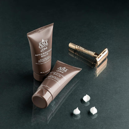 Salt Cellar Dead Sea Aftershave Balm – All-Natural Men’s After Shave with Botanical Extracts. Soothes Razor Burn, Hydrates Skin, and Absorbs Fast. Paraben-free. (Dead Sea Minerals)