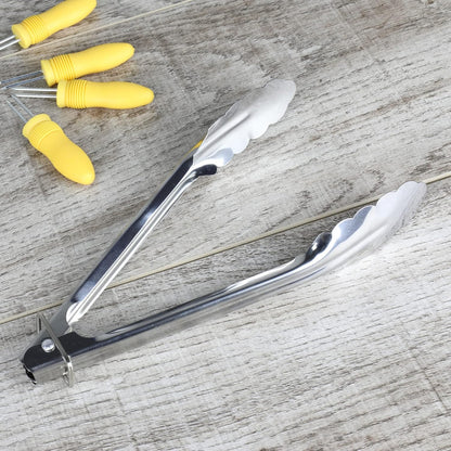 Chef Craft Select Serving Tong, 12 Inch, Stainless Steel
