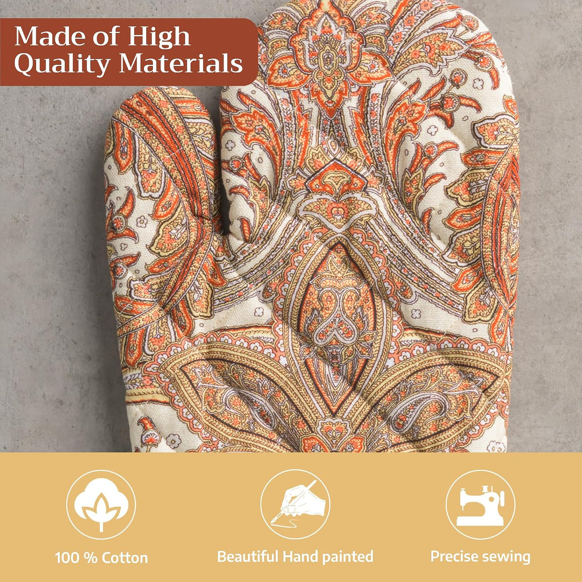 Maison d' Hermine Pot Holders 100% Cotton Potholders (8" x 8") - Colors A