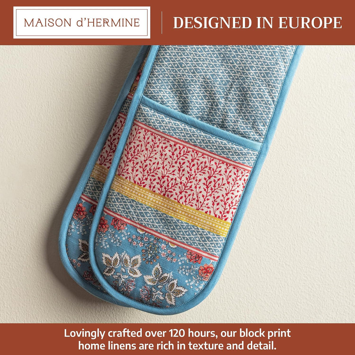 Maison d' Hermine Pot Holders 100% Cotton Potholders (8" x 8") - Colors A