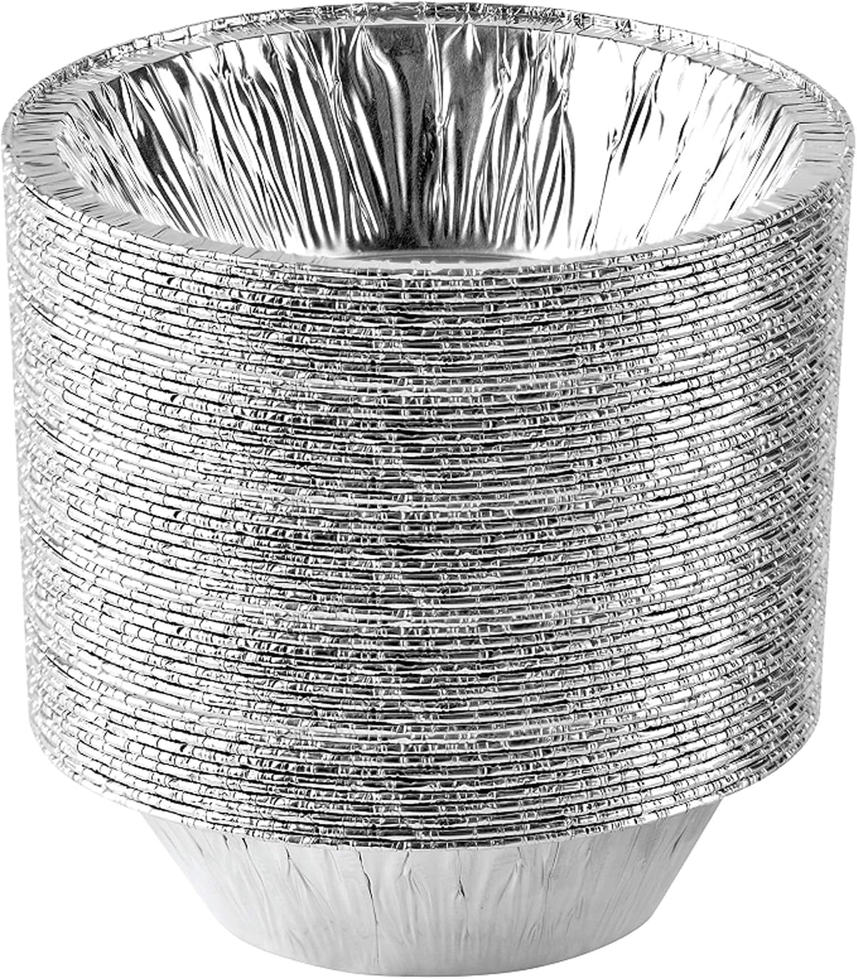 PLASTICPRO 6'' Inch Round Tin Foil Pie Pans Disposable Pack of 20