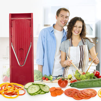 BORNER V Mandoline Slicer Kitchen V1 ClassicLine Starter Set | Vegetable Grater Börner - Quality Made in Germany, Color:White