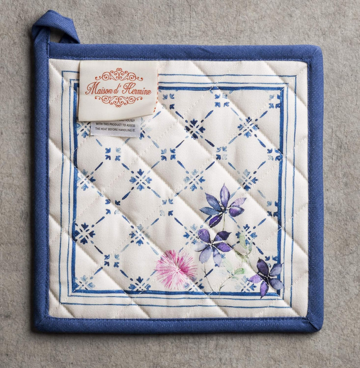 Maison d' Hermine Pot Holders 100% Cotton Potholders (8" x 8") - Colors A