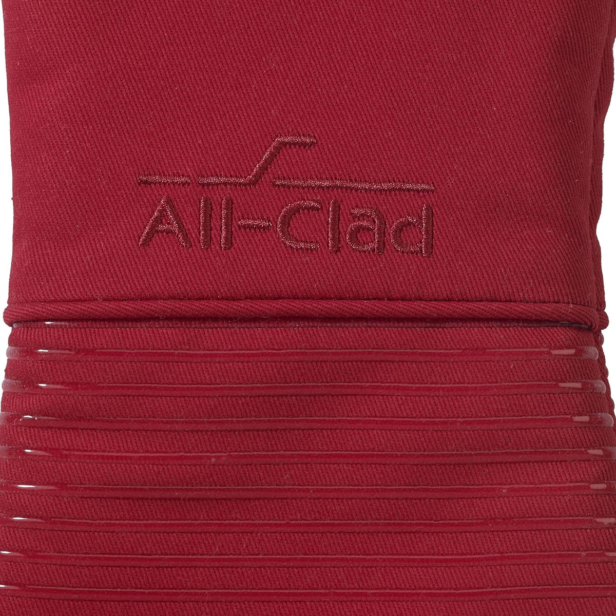 All-Clad Silicone Oven Mitts: Heat Resistant up to 500 Degrees - 100% Cotton & Silicone, 14"x7" Oven Mitt for Kitchen and Barbeque, Pewter