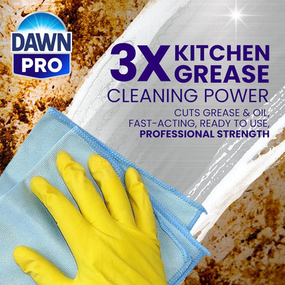 Dawn PRO Kitchen Surface Degreaser,Bulk Cleaning Spray for Oil and Grease Buildup in Commercial Kitchens,32 fl oz,(Pack of 12)