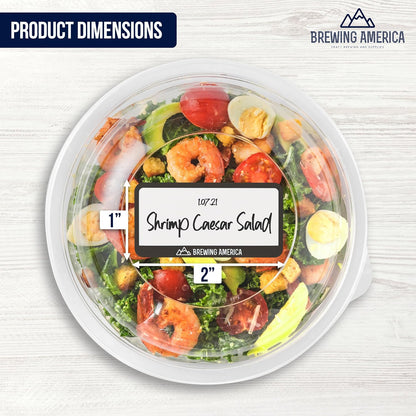 Dissolvable Food Labels for Food Containers - 250qty Made in USA - 1x2 Inches - Wash-Off Labels for Meal Prep, Pantry, Freezer and Mason Jars – No Scrubbing, No Residue - Teal