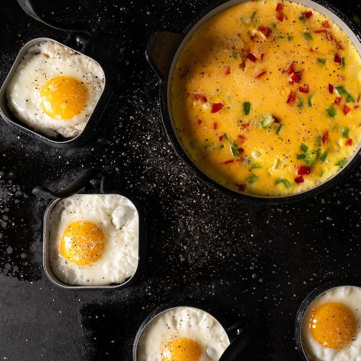 Blackstone® Egg & Omelet Ring Kit, 7 Piece Accessory Set