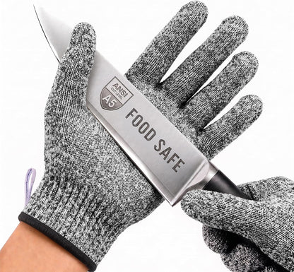 A5 Cut Resistant Gloves, Food Grade Kitchen Safety Gloves