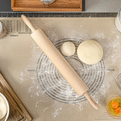 Restaurantware 12 in Wood Beech Asian Dowel Rolling Pin