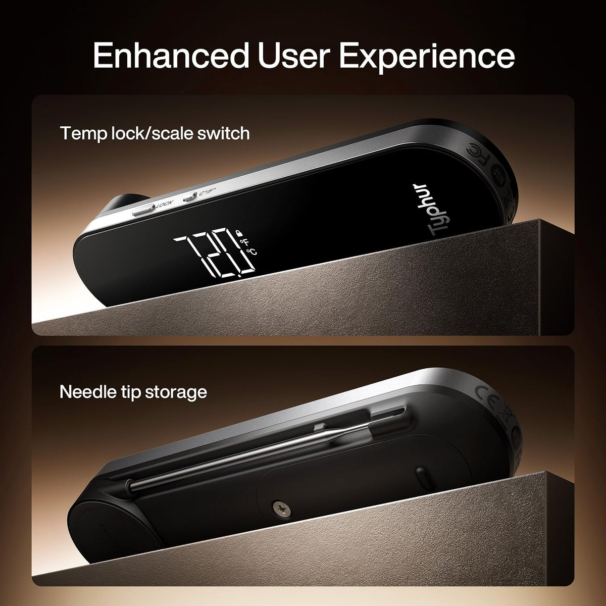 Typhur InstaProbe Core 0.5 Second Instant Read Meat Thermometer Digital