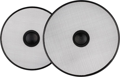 Stainless Steel Lid Splatter Screen - Set of 2: 8,2" & 10" - Frying Pan Oil Splash Guard