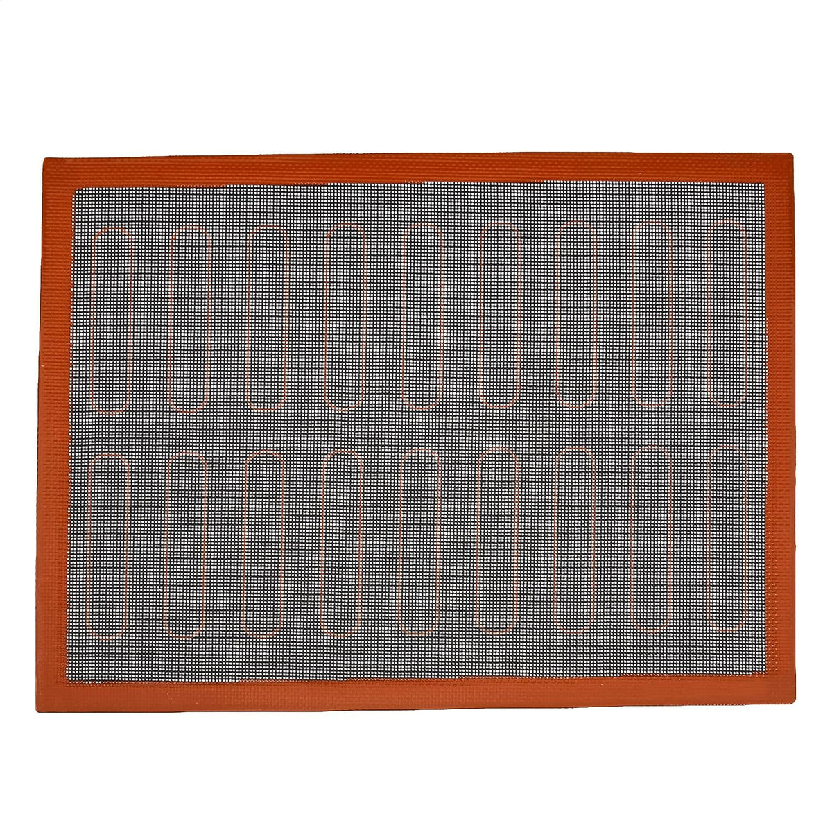 Amazon Basics Non-Stick Silicone Baking Mat, Non-Slip, Heat Resistant, for Dough Rolling, Reusable, Easy to Clean, Rectangular, 15.7" x 11.8", Black/Red/White, 2 Pack