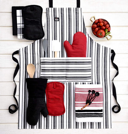 All-Clad Silicone Oven Mitts: Heat Resistant up to 500 Degrees - 100% Cotton & Silicone, 14"x7" Oven Mitt for Kitchen and Barbeque, Pewter