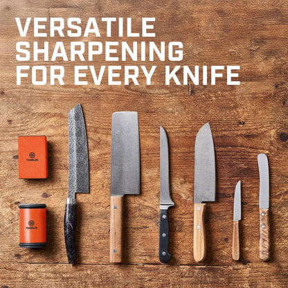 TUMBLER Pro Rolling Knife Sharpener™ (Orange)