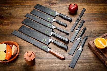 EVERPRIDE Chef Knife Sheath Set Universal Blade Edge Cover Guards for Chef’s and Kitchen Knives – Durable, BPA-Free, Felt Lined, Sturdy ABS Plastic – Knives Not Included