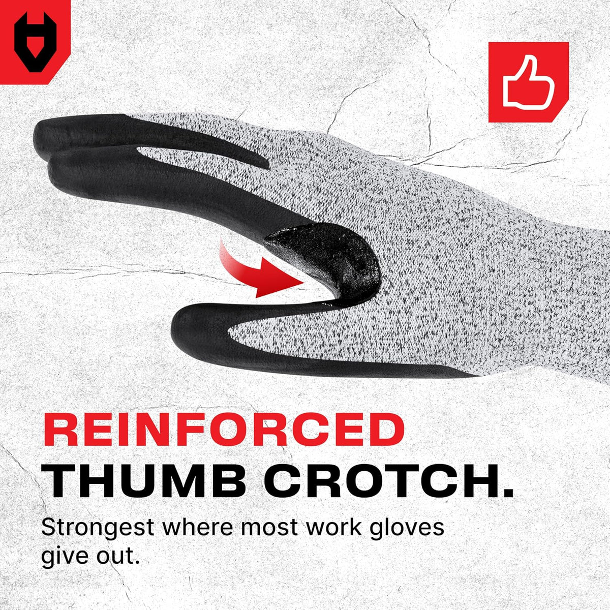 NoCry Cut Resistant Work Gloves For Men & Women, Nitrile Waterproof Palms