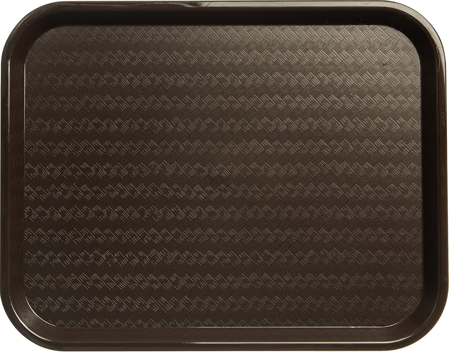Carlisle FoodService Products Café Cafeteria Tray, Fast Food Tray for Restaurant or Commercial Use, 14" x 18", 1 Count, Black