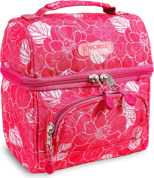 J World Corey Kids Lunch Bag. Insulated Lunch-Box for Boys Girls, Camo - Colors A