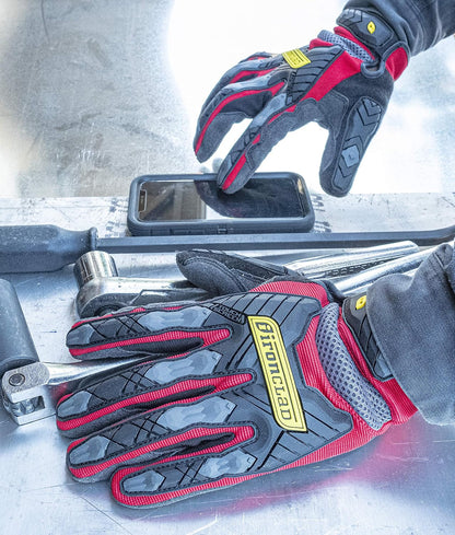 Ironclad Command Impact 360 Cut A5 Work Gloves; Touch Screen Gloves Conductive Palm & Fingers