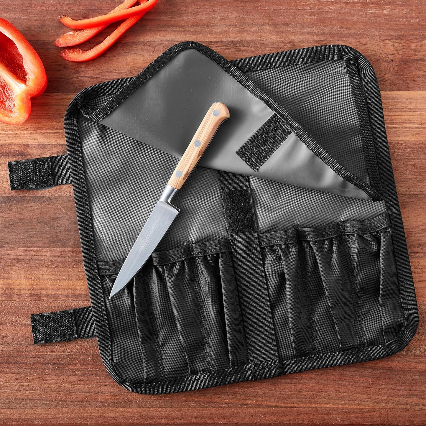Mercer Culinary 8 Piece Plating Set, Matte Black